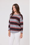 ELLA TOP - red stripe